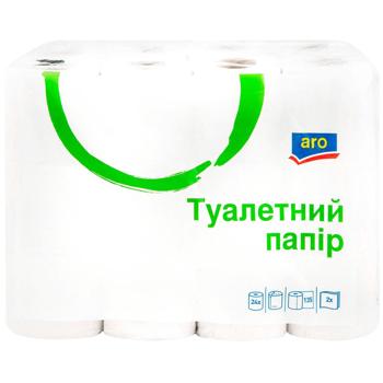Туалетная бумага Aro 2-слойная 135 листов 24шт
