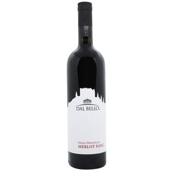 Вино Dal Bello Asolo Montello Merlot червоне сухе 13% 0,75л