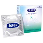 Презервативы Durex Іnvisible латексные с силиконовой смазкой ультратонкие 3шт