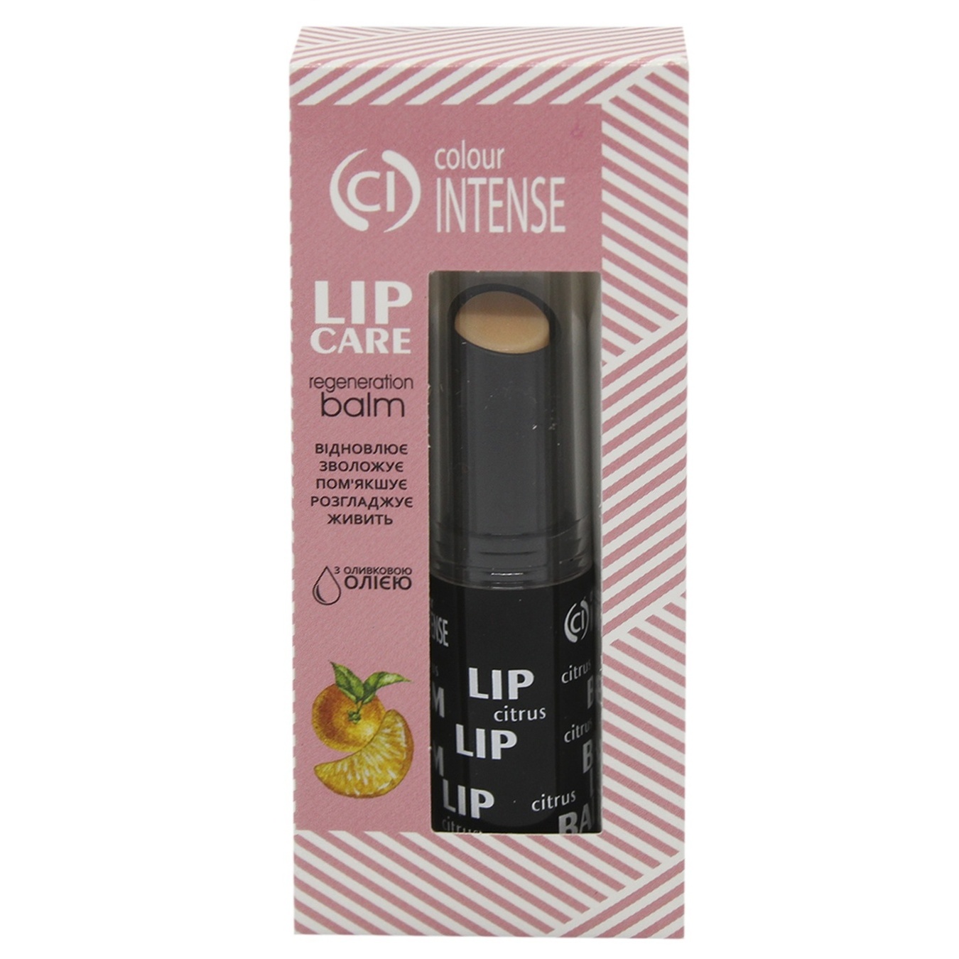

Бальзам для губ Colour Intense Lip Care №3 регенерирующий Цитрус