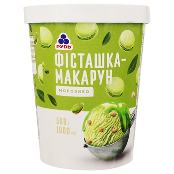 Rud Pistachio-Macaroon Ice Cream 500g - buy, prices for EKO Market - photo 1