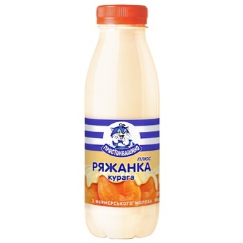 Ряженка Простоквашино Курага 2,8% 300г - купить, цены на Auchan - фото 1