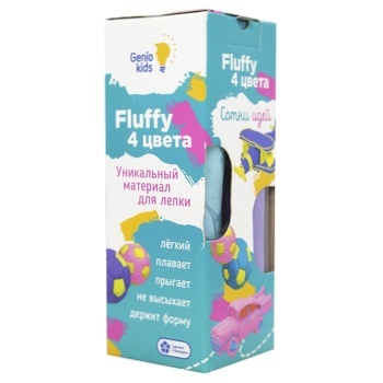 Genio Kids Fluffy Sculpting Set 4colors - buy, prices for NOVUS - photo 1