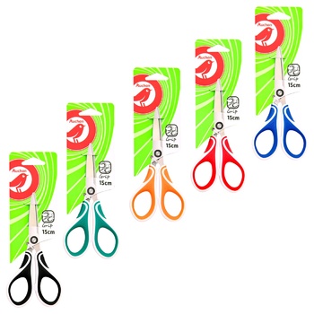 Auchan Scissors 15cm in assortment - buy, prices for Auchan - photo 1