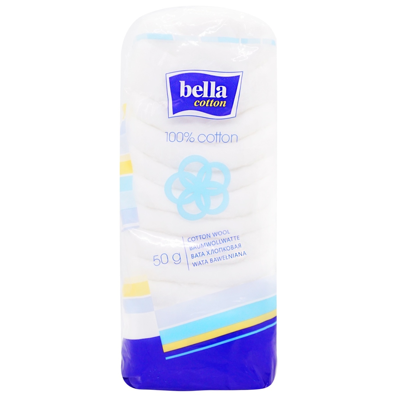 

Вата Bella Cotton гигиеническая хлопковая 50г