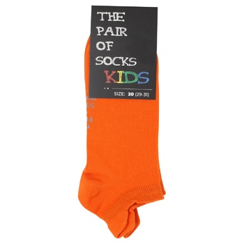 The Pair of Socks Kids Mini Оrange Socks 29-31s - buy, prices for ULTRAMARKET - photo 2