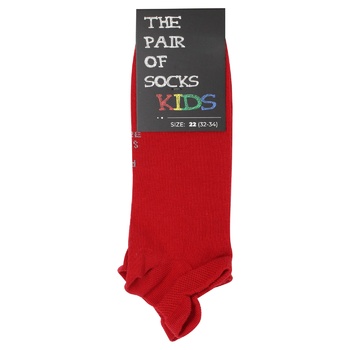 The Pair of Socks Kids Mini Socks Red 32-34s - buy, prices for - photo 2