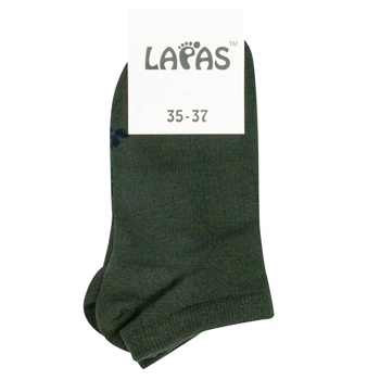 Lapas Mini Dark Green Short Socks 35-37s - buy, prices for MegaMarket - photo 1