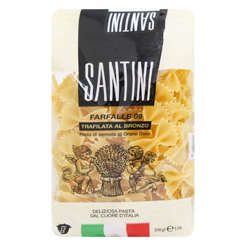 Santini Farfalle 69 pasta 500g - buy, prices for ULTRAMARKET - photo 2