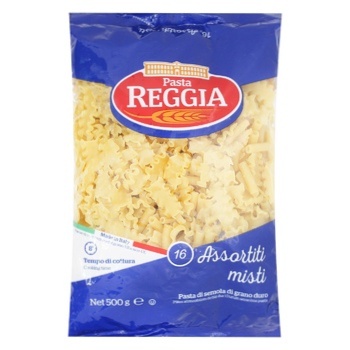 Макаронные изделия Pasta Reggia Assortiti Misti №16 500г - купить, цены на ULTRAMARKET - фото 1