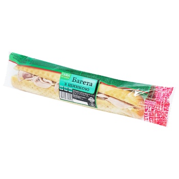 Багета Fresh Sandwiches 220 г з шинкою - купити, ціни на КОСМОС - фото 2
