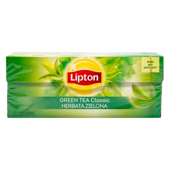 Чай зелений Lipton Classic 1,3г*25шт