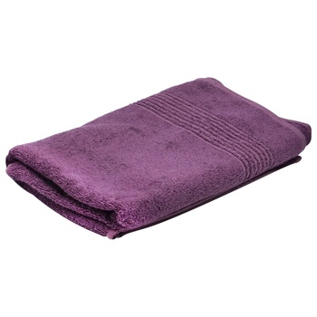 Saffran Grace Terry Towel 70x140cm Eggplant - buy, prices for COSMOS - photo 1