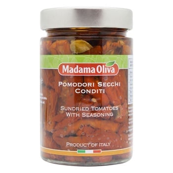 Madama Oliva Italian Sundried Tomatoes in Oil 300g - buy, prices for WINETIME - photo 1