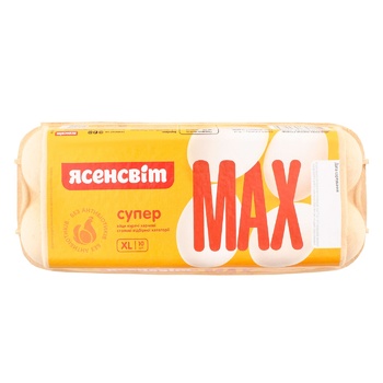 Яйца куриные Ясенсвіт Super Max СВ 10шт - купить, цены на Auchan - фото 2