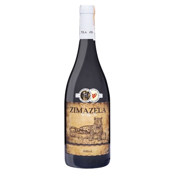 Вино Zimazela The Big Five Collection Shiraz червоне сухе 13,5% 0,75л - купити, ціни на NOVUS - фото 1