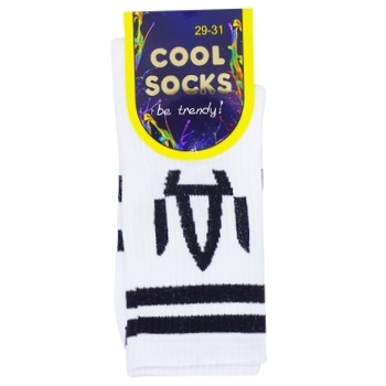 Носки Cool Socks Патриотические ИДЫ высокие белые размер 29-31 - купить, цены на - фото 1