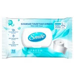 Папір туалетний Smile вологий 44шт