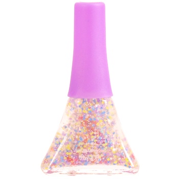 Lukky Confetti-Mix Purple-Blue Nail Polish for Children - buy, prices for Supermarket "Kharkiv" - photo 3