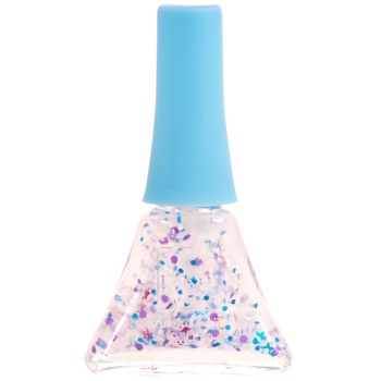 Lukky Confetti Mix Violet-white-blue Nail Polish with Stars 5.5ml - buy, prices for NOVUS - photo 3