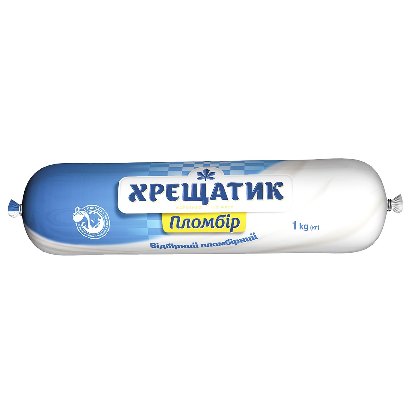 

Мороженое Хрещатик Пломбир 15% 1кг