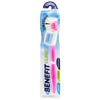 Benefit Clinic Tri-Action Medium Hardness Toothbrush