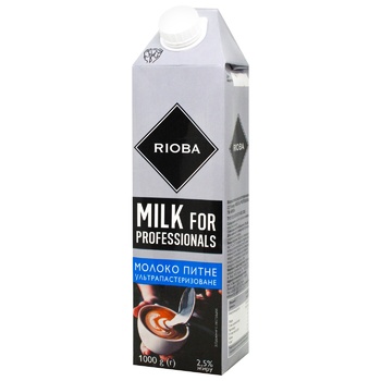 Rioba UHT Milk 2.5% 1kg - buy, prices for METRO - photo 1