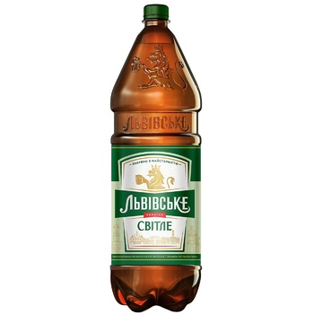 Пиво Львовское светлое 4,7% 2,4л
