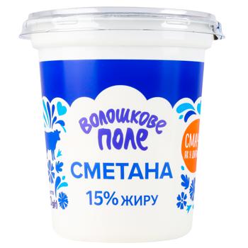 Voloshkove Pole Sour Cream 15% 300g - buy, prices for Vostorg - photo 1