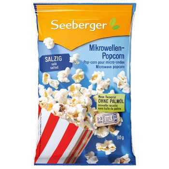 Seeberger With Salt Popcorn 90g