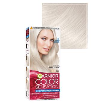 Garnier Color Sensation S1 Hair Dye Ashes Ultra Blond 110ml - buy, prices for ULTRAMARKET - photo 2