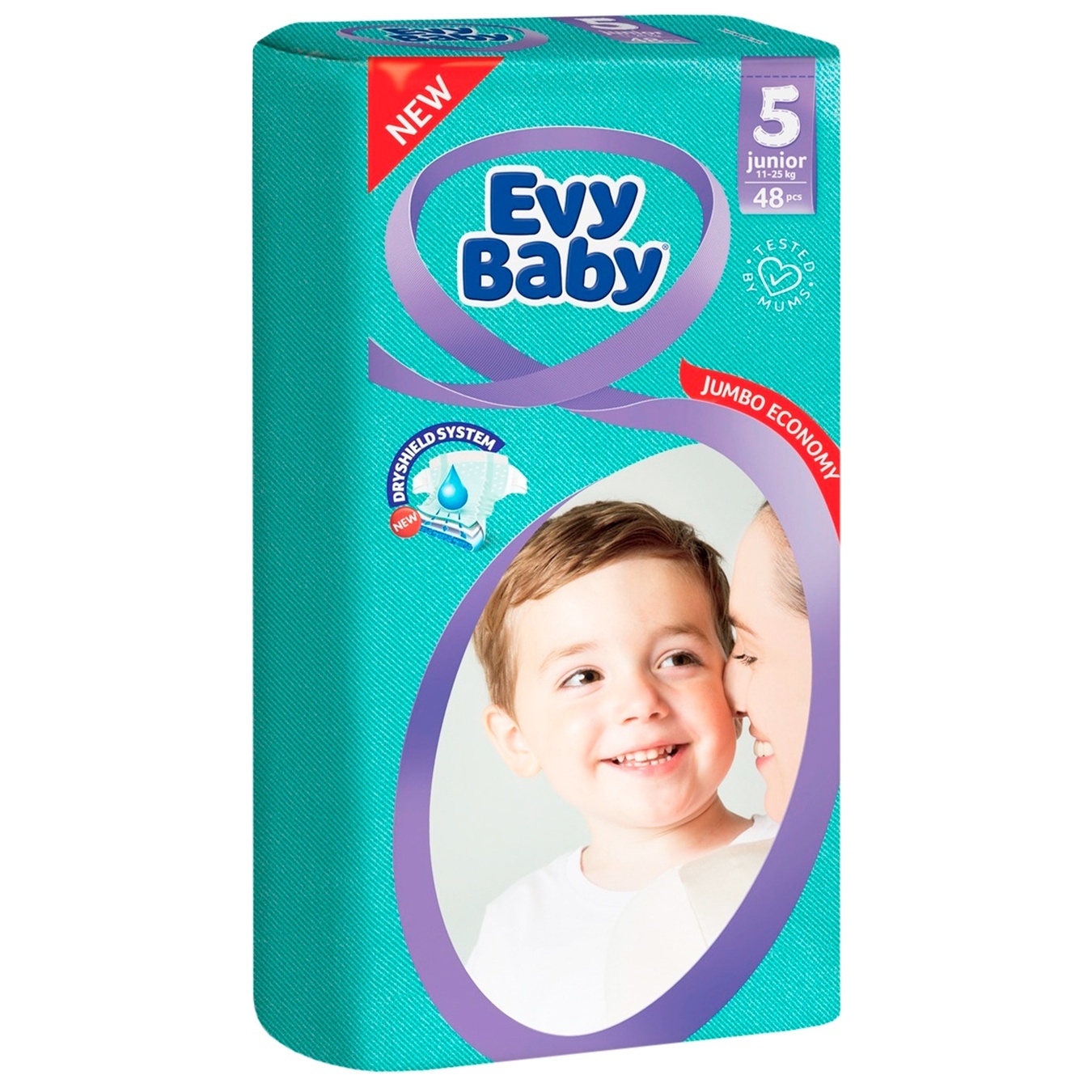 

Підгузки Evy Baby Джуніор Джамбо 11-25кг 48шт