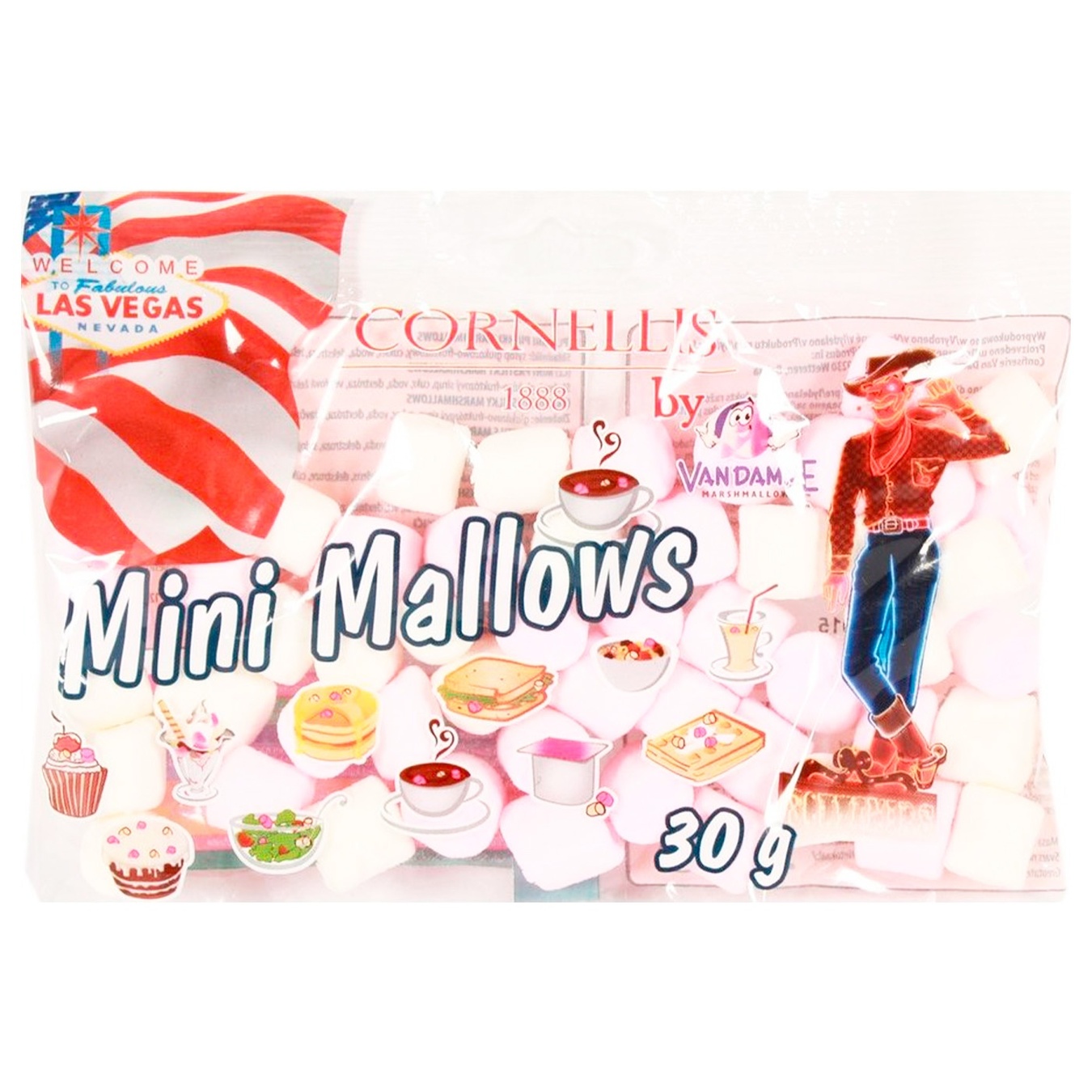 

Зефир жевательный Cornellis мини к кофе 30г