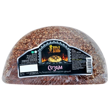 Riga Hlib Sesame Hearth Sliced Bread 250g