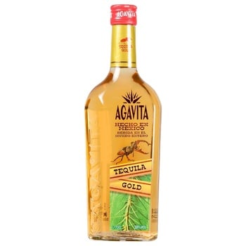 Agavita Gold Tequila 38% 0.7l - buy, prices for Auchan - photo 1