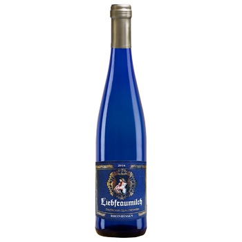 Вино St.Ursula Liebfraumilch Rheinhessen белое полусладкое 8,5% 0,75л - купить, цены на Auchan - фото 1