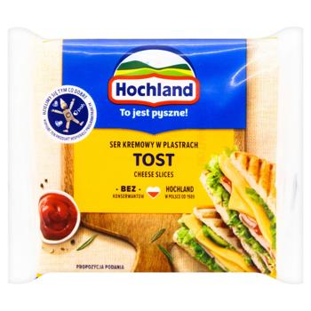 Сир Hochland тостовий 130г - купити, ціни на КОСМОС - фото 1