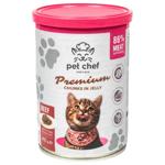 Вологий корм для котів Pet Chef 415 г - яловичина