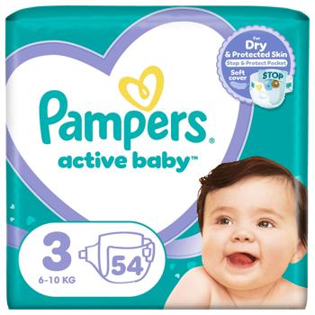 Подгузники Pampers Active Baby Midi 3 6-10кг 54шт - купить, цены на - фото 2