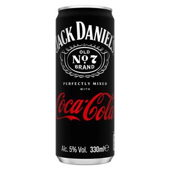 Jack Daniel's Tennessee Whiskey Coca-Cola Low-Alcohol Drink 5% 0.33l - buy, prices for Epicentr FOOD - photo 2