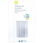 Auchan White Curtain for Bathroom 180х200cm