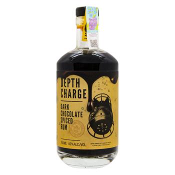 Depth Charge Dark Chocolate Spiced Rum 40% 0.7l - buy, prices for MegaMarket - photo 1