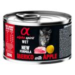 Вологий корм для котів Alpha Spirit Adult 200 г - свинина та яблука