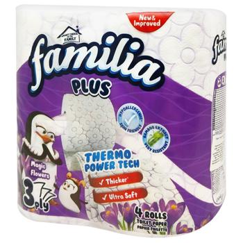 Familia Magic Flower 3-ply Toilet Paper 4pcs - buy, prices for Tavria V - photo 3