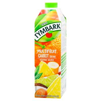 Напій Tymbark Суміш фруктів та морква соковий 1л - купити, ціни на Біотус - фото 1