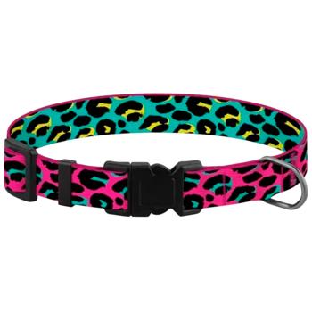 Barksi BronzeDog Urban Art Леопард нейлоновий нашийник для собак S - різнокольоровий - купить, цены на MasterZoo - фото 2