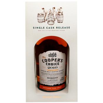 Віскі The Vintage Malt Whisky Cooper's Choice Benrinnes 2010 Sauternes Cask Finish 0.7 л - купить, цены на - фото 5