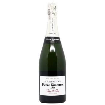 Pierre Gimonnet&Fils Premier Cru Brut White Champagne 12.5% 0.75l - buy, prices for ULTRAMARKET - photo 1