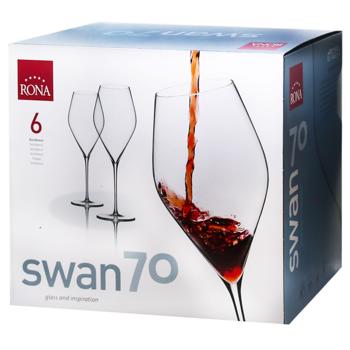 Набор бокалов Rona Swan для вина 6шт 700мл - купить, цены на AlcoHub - фото 3