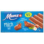 Батончик Munz з молочного шоколаду та праліне 100г